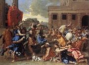 Nicolas Poussin The Rape of the Sabine Women Spain oil painting reproduction